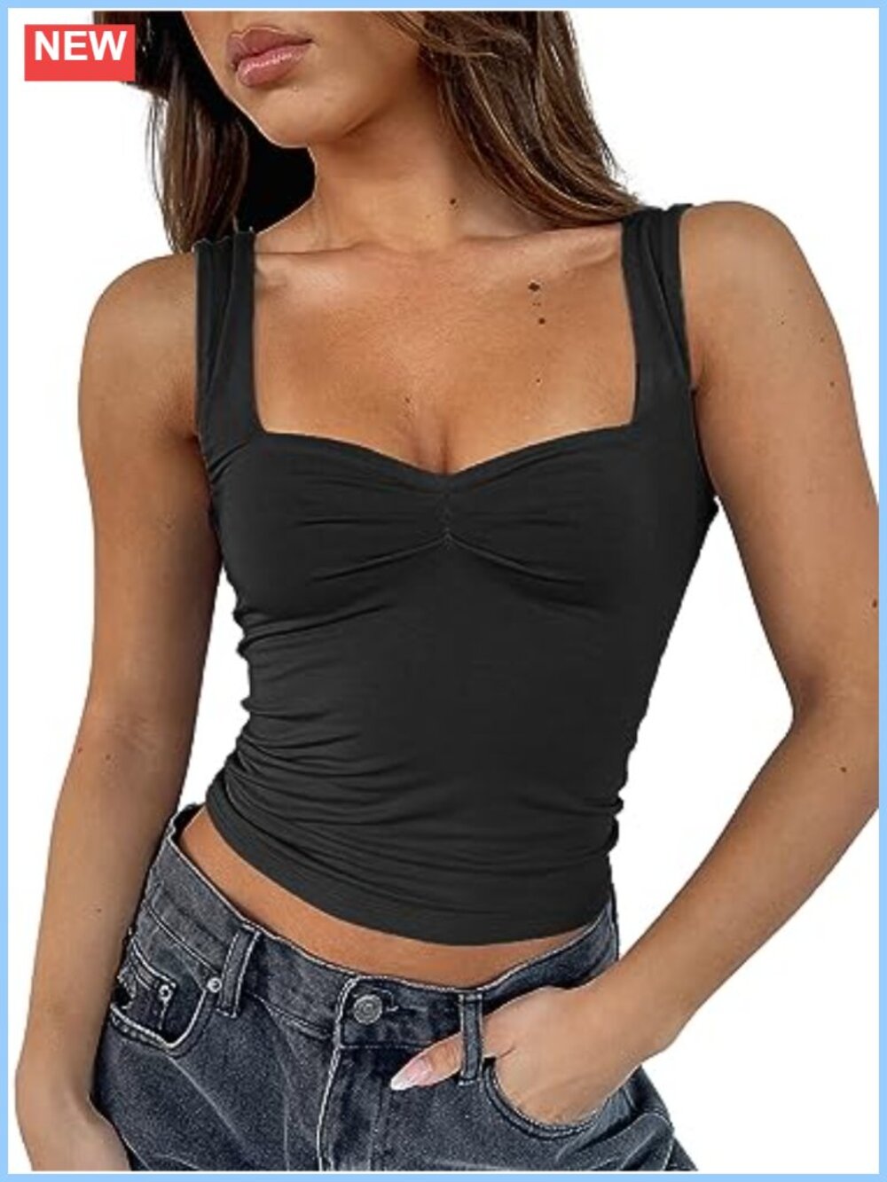 Sleeveless Backless Crop Top Ruched Tank Y2K Going Out Cute
